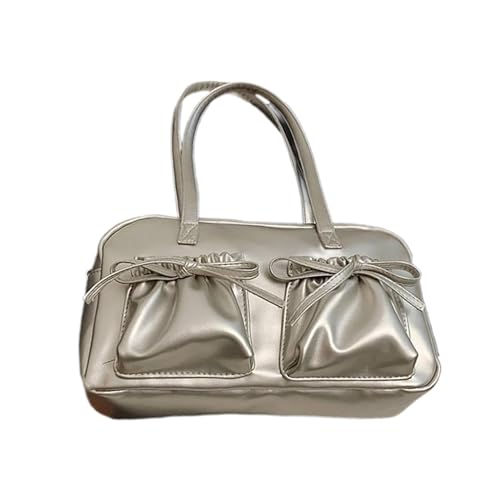 KAHDGSS Itabag Feste Farbe Handtasche Mode PU Leder Achselgrundstück Großkapazität Umhängetaschen Geeignet Für Mädchen Frauen PU Leder Geldbeutel von KAHDGSS