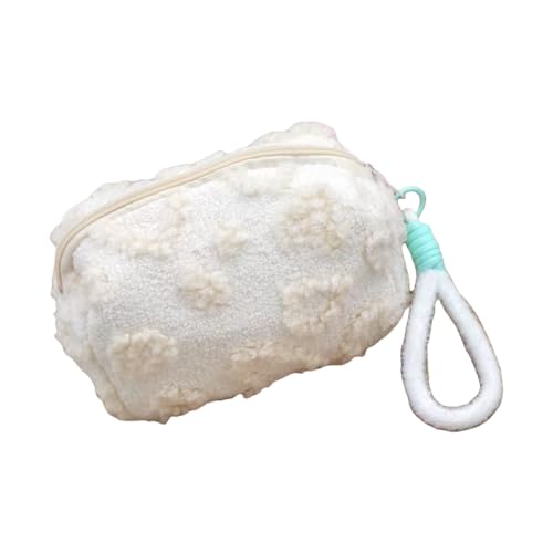 KAHDGSS Kosmetische Tasche Mit Plüsch Toilettenliebe Love Print Organisatoren Make Up Hautpflege Organisatoren Für Frauen Plüsch Make Up Wäsche Mit Liebe Druckweiche Stifte Gehäuse von KAHDGSS