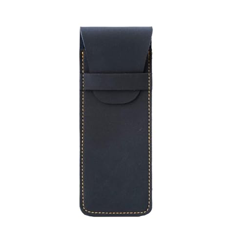 KAHDGSS Lederstiftkoffer Retro Pen Bag Schulmaterial Für Die Organisation Von Markern Und Zubehör Einfache Retro Organisatoren Box von KAHDGSS