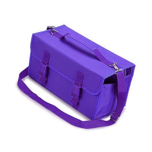 KAHDGSS Marker-Organizer mit 120 Markern, mehrschichtige Reisemarker-Aufbewahrungstasche, Marker-Halter mit Schultergurt, Farbmarker-Organizer, a von KAHDGSS
