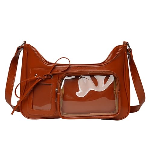 KAHDGSS Mode Anime Print Pendler PU Leder Schulter Crossbody Taschen Freiländetasche Geeignet Zum Einkaufen Und Pendeln Pendlertasche von KAHDGSS