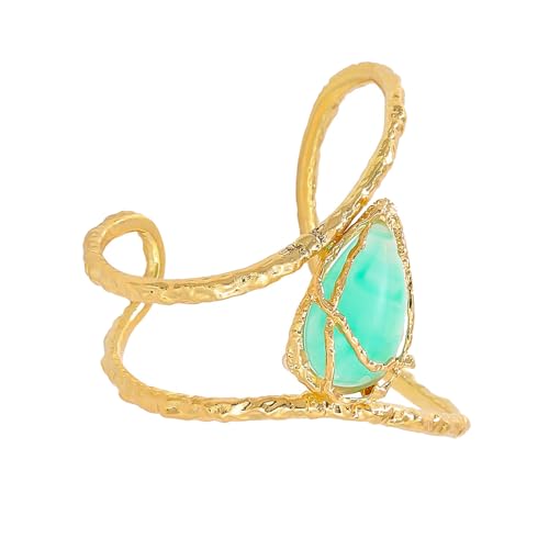 KAHDGSS Mode Goldene Rebe Textur Teardrop Armband Mit Bequemer Verschleiß Stabiler Legierung Die Für Moderne Frauen Geeignet von KAHDGSS