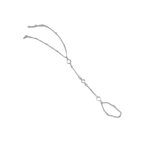 KAHDGSS Mode Kette Handschmuck Stilvolle Handkette Fingerarmband Legierung Textur Geeignet Für Jugendliche Frauen Mädchen Präsentieren Alltägliches Modearmband von KAHDGSS