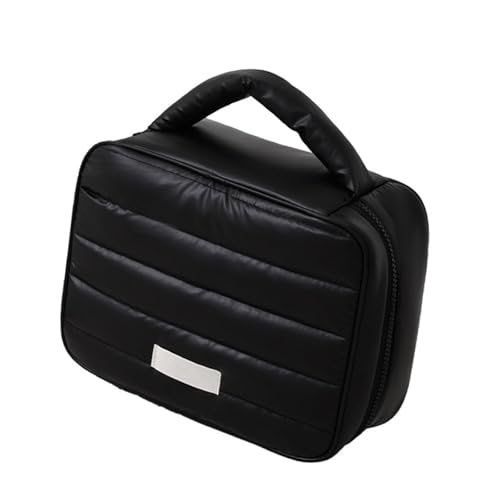 KAHDGSS Mode Puffer Toilettenbeutel Für Frauen Kompakte Und Kreative Make Up Taschen Lagerbeutel Mit Geräumiger Innenkreis Toilettenorganisator von KAHDGSS
