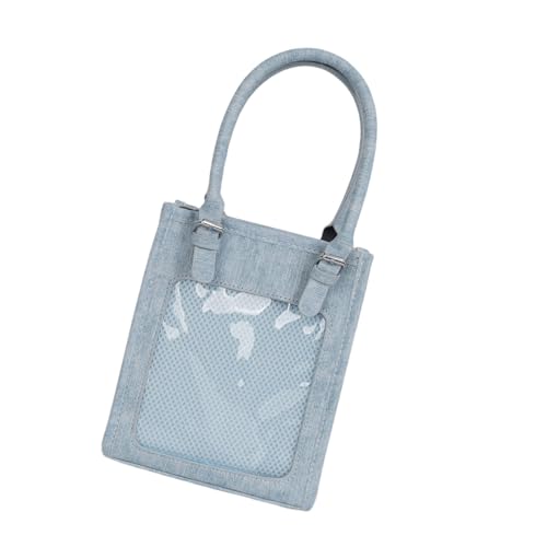 KAHDGSS Mode Umhängetasche PU Leder Crossbody Bag Mit Klaren Display Designs Top Geldbörse Für Studentenmädchen Anime School von KAHDGSS