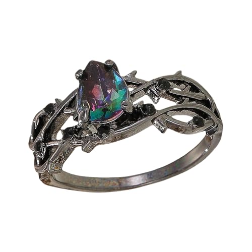 KAHDGSS Mode Vintage Ringe Elegante Fingerringe Legierungstextur Geeignet Für Jugendliche Frauen Die Einzigartige Accessoires Alltag Schmuck Lieben von KAHDGSS