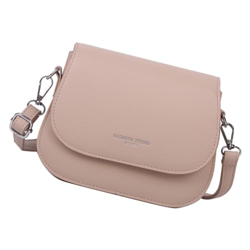 KAHDGSS Moderne Buchstabenmuster Süßigkeiten Farb Umhängetasche Für Frauen Faux Leder Klappe Covers Crossbody Geldbörse Mit Verstellbarem Gurt Kunstledertelles Satchel von KAHDGSS