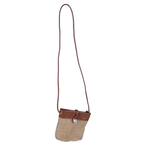 KAHDGSS Moderne Gewebte Telefonhandtasche Für Mode Einzelpersonen Geräumige Pu Leder Umhängetasche Crossbody Tasche Alltag Gebrauch Gewebte Handtasche von KAHDGSS