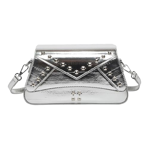 KAHDGSS Moderne Niet Cross Body Tasche Mit Anmeldung Mit PU Leder Schultertasche Für Partys Und Tägliche Verwendung von KAHDGSS