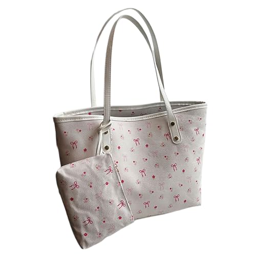 KAHDGSS Modische Umhängetaschen Für Büroreisen Leichte PU Unterarmtaschen Geräumige Innenpreis Geldbeutel Für Frauen Bequeme Riemengedruckte Geldbörse von KAHDGSS