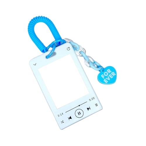 KAHDGSS Music Player Themenkartenhalter Photokardhalter Kartenhülsenbus Beschützer Mit Dem Anhänger Keychain Photocard Mit Dem Anhänger Keychain Music Player Thema Für Frau von KAHDGSS