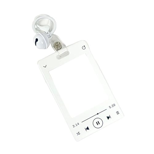 KAHDGSS Music Player Themenkartenhalter Photokardhalter Kartenhülsenbus Beschützer Mit Dem Anhänger Keychain Photocard Mit Dem Anhänger Keychain Music Player Thema Für Frau von KAHDGSS