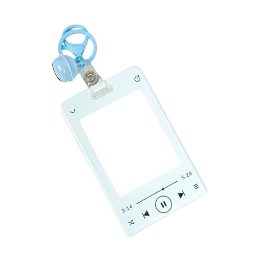 KAHDGSS Music Player Themenkartenhalter Photokardhalter Kartenhülsenbus Beschützer Mit Dem Anhänger Keychain Photocard Mit Dem Anhänger Keychain Music Player Thema Für Frau von KAHDGSS
