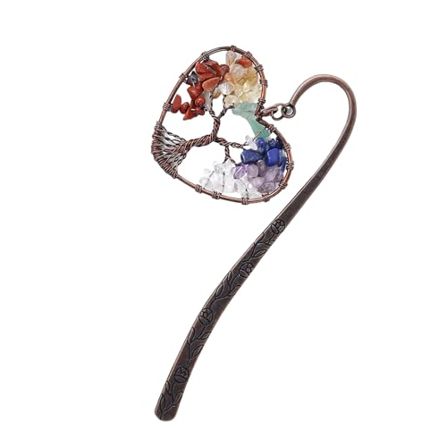 KAHDGSS Mystical Moon Light Tree Metal Alloy Seitenhalter Für Nachtleser & Literarische Geschenke Kompaktes Lesezeichen Für Reisen von KAHDGSS