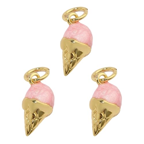 KAHDGSS Packung Mit 3 Stiel Charme Sturdygold Plated Schmuck Für Frauen Herz Pilz Halskette Anhänger Fun Fashion Accessoires von KAHDGSS