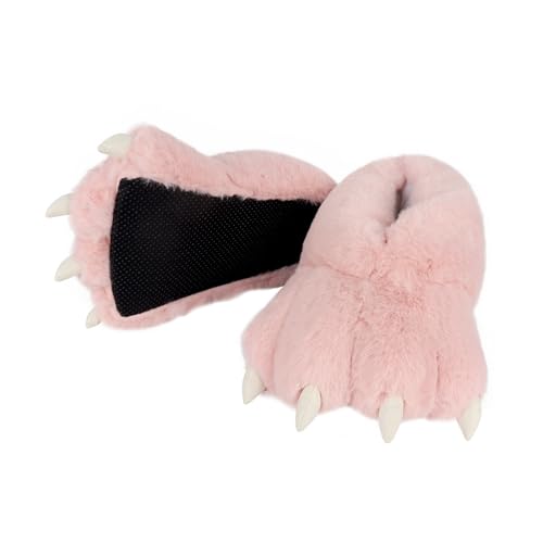 KAHDGSS Pelzy Animal Claw Paws Hausschuhe Gemütliche Plüsch Slipper Fun Halloween Cosplay Kostümhaus Schuhe Schuhschuhe Neuheit Paws Fuzzy Warm Warm Supfer von KAHDGSS