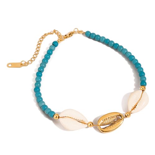 KAHDGSS Plastikresortstile Fachkettchenschmuck 6 Ozeanikmuster Rostfeste Harzmaterial von KAHDGSS