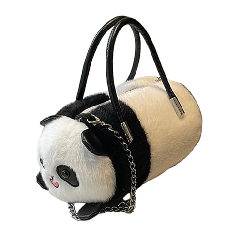 KAHDGSS Plüsch Umhängetasche Für Frauen Weicher Fuzzy Schulterbetrieb Mit Oberen Modische Satchel Crossbody Handtasche Plüschhandtasche von KAHDGSS