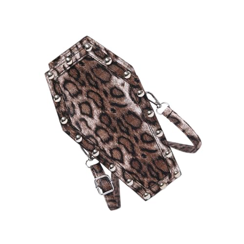 KAHDGSS Punk Inspirierte Sargförmige Crossbody Body Wear Resistant PU Schulter Geräumige Kompartimente Modische Tägliche Verwendung Trendiger Sarg Täglich Leichtgewicht KAHDGSS Punk Inspirierte Sargförmige Crossbody Body Wear Resistant PU Schulter Geräumige Kompartimente Modische Tägliche Verwendung Trendiger Sarg Täglich Leichtgewicht von KAHDGSS