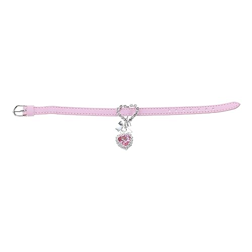 KAHDGSS Punk-PU-Armbänder, Ketten, zierlicher, einzigartiger Herzanhänger, Armband, Herz, Strass, Charm, Handkette, Modeschmuck, Damen, PU-Armbänder für Damen, Valentinstagsgeschenk von KAHDGSS