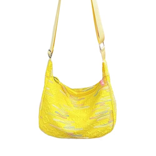 KAHDGSS Regenbogen Gestreifte Crossbody Tasche Für Mädchen Zarte Und Einzigartige Ungezwungene Schultertasche Satchel Geeignet Für Verschiedene Anlässe Einzigartige Modeschule von KAHDGSS