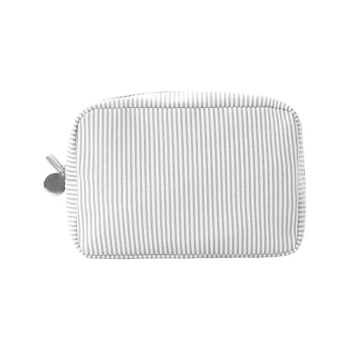 KAHDGSS Schöne Kosmetische Taschenstreifen Toiletten Toiletten Tragbare Make Up Ästhetik Organisatoren Hautpflege Organisatoren Für Frauen Make Up Toilettenkreis Schöne Münzgrundstück Tragbare von KAHDGSS