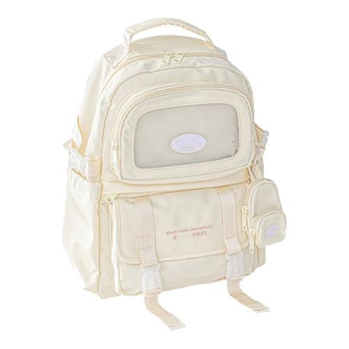KAHDGSS Schöner Rucksack Für Schulanime Cosplay Clear Pin Display Daypack Für Mädchen Ästhetische Ita Rucksäcke Mit Einsatzstiften Mit Einsätzen von KAHDGSS
