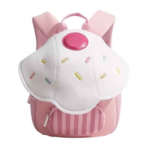 KAHDGSS Schul Rucksack Kratzfestes PU Daypack Mode Kleine Kinder Reisetaschen Mit Aufbewahrungsfächern Verstellbare Gurtsicherheit Rucksack von KAHDGSS