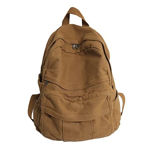 KAHDGSS Schul Rucksack Mode Canvas Schooltasche Für Frauen Männer Laptop Mädchen Weibliche Buchtasche Schülertasche Stilvoll von KAHDGSS