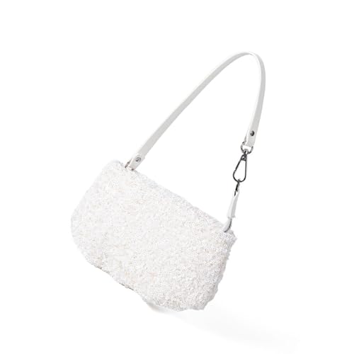 KAHDGSS Sparkling Clutches Geldbörse Glitzer Abendbeutel Pailletten Hochzeit Handtasche Für Frauen Mädchen Ketten Crossbody Umhängetaschen Geschenkkette Crossbody Umhängetasche von KAHDGSS