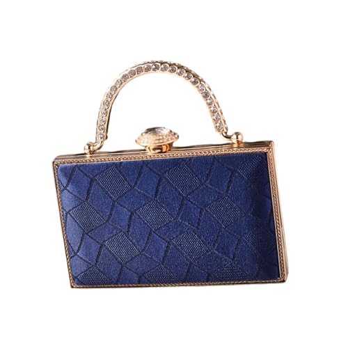 KAHDGSS Stilvolle Abendtasche Mit Strasssteinen Dekoration Umhängetaschen Casual Crossbody Tasche Für Hochzeiten Und Abschlussballveranstaltung Mode Frauenhandtasche von KAHDGSS