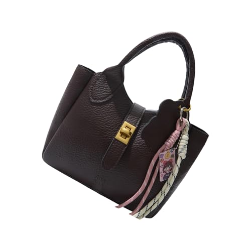 KAHDGSS Stilvoller Pu Crossbody Eimer Beutel Verstellbares Riemen Geräumiger Innenraum Leicht Für Frauen Täglich Essentials Leichtes Frauen Crossbody Tasche Mit Geräumigem Design von KAHDGSS