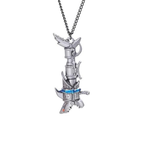 KAHDGSS Stylish Halskette Fisch Knochen Anhänger Einstellbare Länge Mode Neckschmuck Für Tägliche Und Party Tragen Fischknochen Anhänger Halskette von KAHDGSS