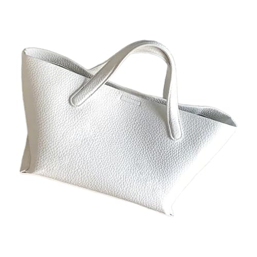 KAHDGSS Toted Bag Umhängetasche Kunstlederbörsen Satchel Großes Lässiges Lässige Handtasche Mit Magnetischer Schließung Für Frauen Arbeit Mit Lederbörsen Satchel von KAHDGSS