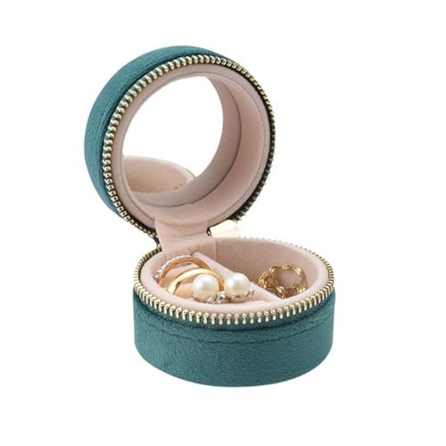 KAHDGSS Tragbare Schmuckstaierbox Für Frauen Mädchen Organisator Für Ringe Ohrringe Armbänder Multifunktionalhalterinnen Frauen Box von KAHDGSS