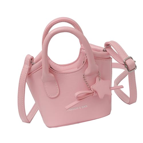 KAHDGSS Trendy Damen Crossbody Tasche In Koreanischen Stilen Mit Verstellbarem Riemen Und Praktischer PU Schulter Geldbeutel Reisebeutel Frauen Eimer Geldbörse PU Leder Leder von KAHDGSS