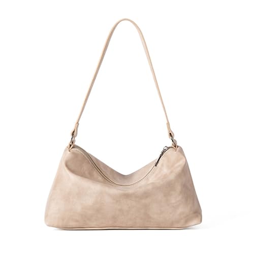 KAHDGSS Umhängetasche Für Frauen Trendy Einfache Geldbörse Handtasche PU Leder Unterarm Modeklammer Mit Reißverschluss Abschluss Umhängetasche Für Frauen von KAHDGSS