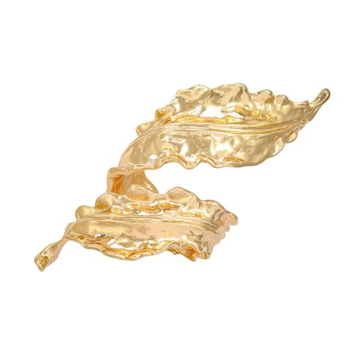 KAHDGSS Unregelmäßiges Blattarmband Für Frauen HipHop Punk Armband Verstellbare Größe Armreifen Retro Juwely Festival Accessoires Street Party Armband von KAHDGSS