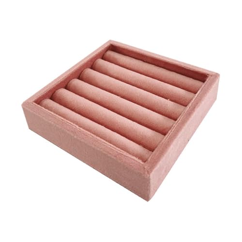 KAHDGSS Velvets Schmuck Organizer Tablett Für Ringe Kleine Zubehör Aufbewahrungslösung Juwelier Showcase Accessoire Für Frauen Juweliergeschäfte Organisator von KAHDGSS