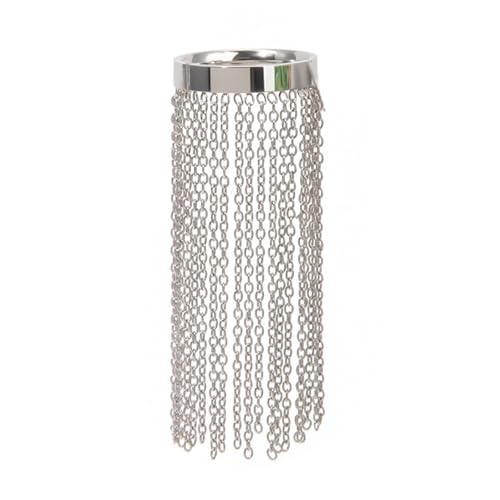 KAHDGSS Verstellbare Ringe Mit Kettenquasten Verzierungen Edelstahl Gold Und Silberfarbe Ringe Ornament Party Accessoire Hochzeitszubehör von KAHDGSS