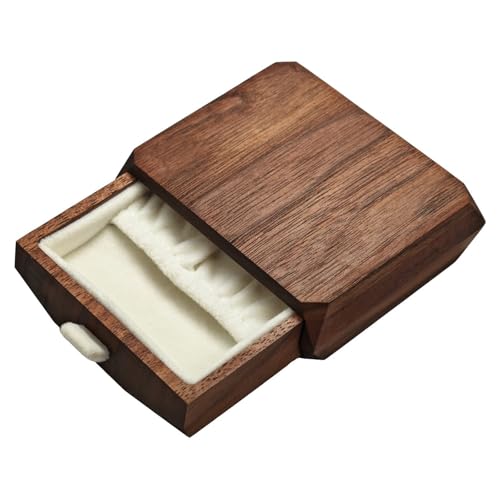 KAHDGSS Walnussholzringe Display Box Weiche Innenausschaltung Ringe Handgefertigte Ehering Bänder Aufbewahrungsbehälter Für Frauen KAHDGSS Walnussholzringe Display Box Weiche Innenausschaltung Ringe Handgefertigte Ehering Bänder Aufbewahrungsbehälter Für Frauen von KAHDGSS