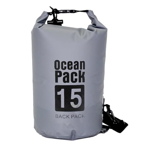 KAHDGSS Wasserdichtes PVC Meshes Rucksack Für Abenteuer Praktische Seilverschluss von KAHDGSS