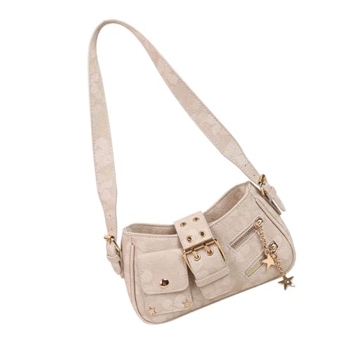 KAHDGSS Zeitgenössische Umhängetasche Für Frauen PU Construction Crossbody Geldbörse Funktionaler Organisation Casual Daily Use Schultertasche von KAHDGSS