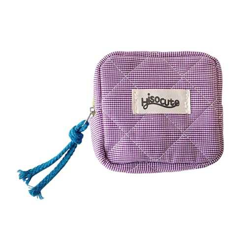 Kleine Make-up-Tasche für Geldbörse, Mini-Kosmetiktasche, Kosmetiktasche, Damen, Reisen, Münzbeutel, Damenbinden, Aufbewahrung von Lippenstift, violett, Mass Beauty Kleine Make-up-Tasche für Geldbörse, Mini-Kosmetiktasche, Kosmetiktasche, Damen, Reisen, Münzbeutel, Damenbinden, Aufbewahrung von Lippenstift, violett, Mass Beauty von KAHDGSS