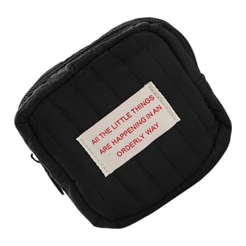 Kulturbeutel im koreanischen Stil, quadratische Make-up-Tasche, Reise-Kosmetiktasche, ästhetische Make-up-Aufbewahrungstasche, Wechselgeldbörse für Damen, Kulturbeutel, koreanische Stile von KAHDGSS