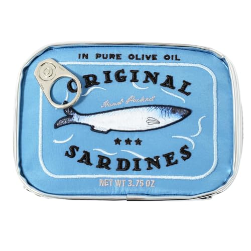 KAHDGSS Make Up Taschen Toiliermaschine Mit Reißverschluss Tragbarer Kupplung In Dosen Sardinen Formorganisator Für Persönliche Pflege Schönheit Frauen Taschen In Dosen Sardinen Geformte Kosmetische von KAHDGSS