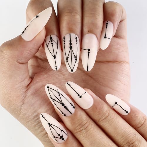 Mandelnägel Tipps Gefälschte Klebsträger Auf Der Presse Künstlichem Falsch Für Frauen Girls Geschenke Nagel Coffin Mandel Französisch Nagel von KAHDGSS
