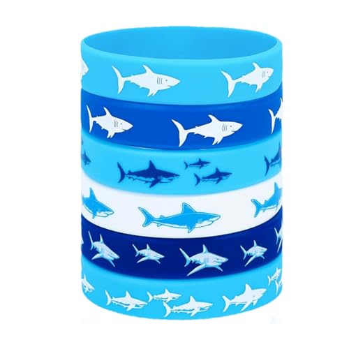 Marine Animal Silicon Armbänder Für Erwachsene Kinder Wasserfeste Komfort Anpassung Verstellbarer Größen Handgelenk Akzessorische wasserdichte Silikon Schmuck Schmuck von KAHDGSS