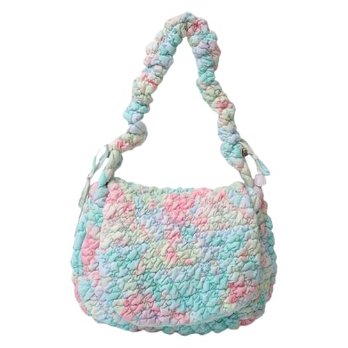 Mode Frauenpufferbeutel Mit Weicher Gestepter Umhängetasche Große Kurzkazität Handtasche Achselhalter Schulter Handel von KAHDGSS