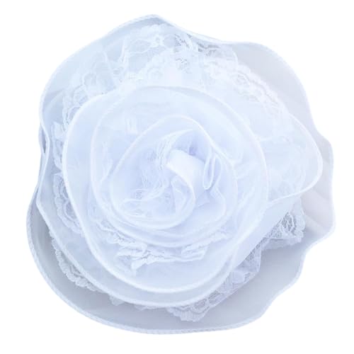 Mode Große Blumenbroschen Pin Mit Spitze Stoff Blumenbrosche Mit Spitzendetails Für Tägliche Verschleißdates Partys Frauen Mode Accessoire von KAHDGSS